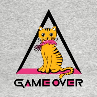 Cat - Game Over Squid T-Shirt